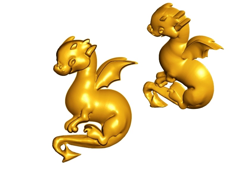 Сувенир 03 stl | Магнит. Драконьчик, дракоша, маленький дракон из сказки. 3d Модель.